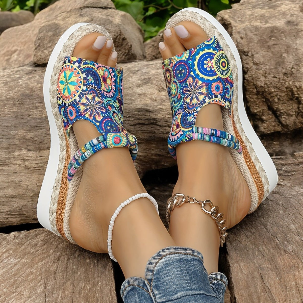 Isla | Trendy Women's Printed Sandals
