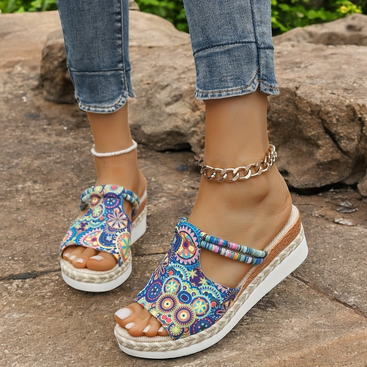 Isla | Trendy Women's Printed Sandals