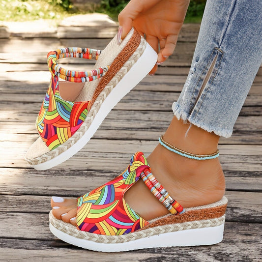 Marisela | Vibrant Wedge Sandals