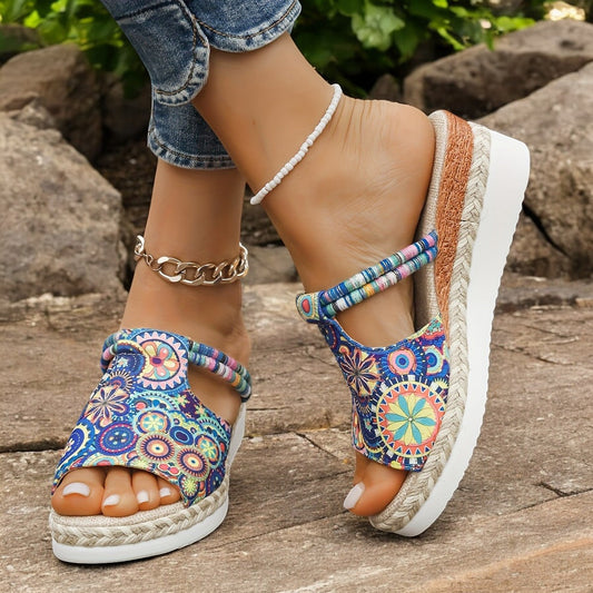 Isla | Trendy Women's Printed Sandals